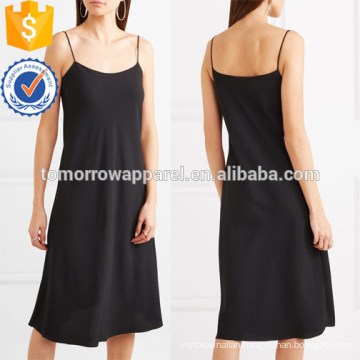 Hot Sale Spaghetti Strap Black Midi Summer Daily Dress For Sexy Girl Manufacture Wholesale Fashion Women Apparel (TA0006D)